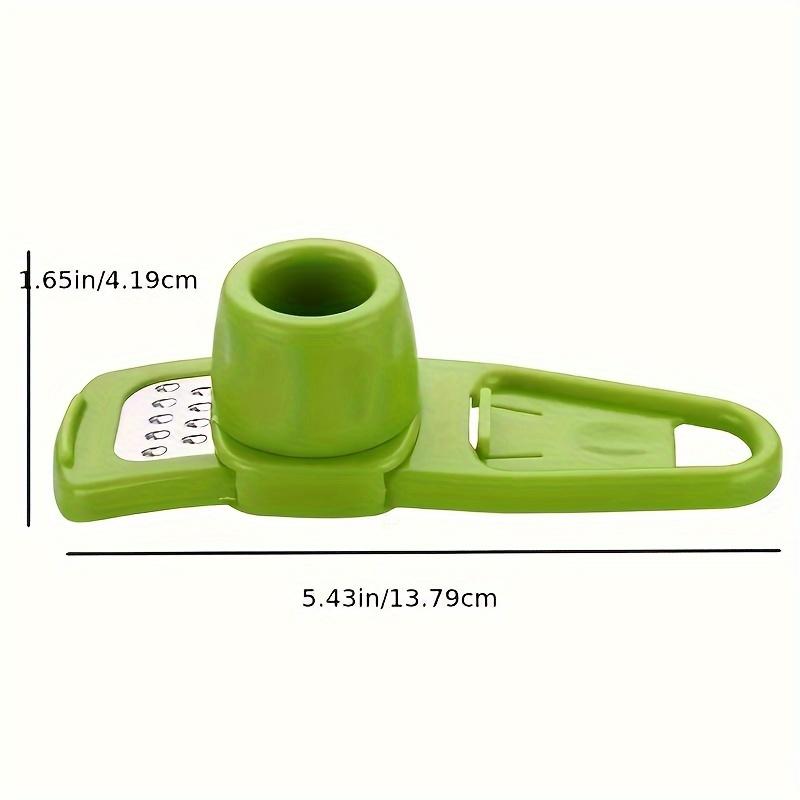 1pc Multifunction Stainless Steel Pressing Garlic Slicer Cutter Shredder Kitchen Tool Easy To Install and Use Easy To Cut Clean and Wash