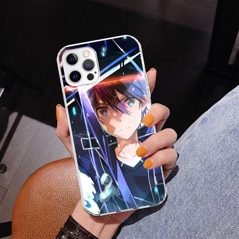 Sword Art Online Anime Phone Case For iPhone 17 Air 16 Pro Max 16E 15 + 14 Plus 11 12 13 Mini 7 8 SE Gift Print Cover Fundas 17