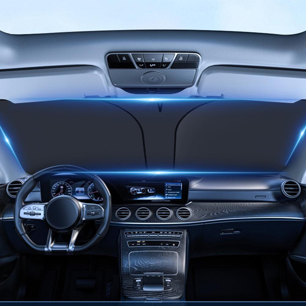 Auto-Windschutzscheiben-Sonnenschutz, UV-Sonnenschutz, Schutzabdeckung, Sommer-Sonnenschutz, Innenzubehör für die Autobeschattung