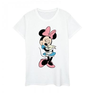 Жіноча/жіноча бавовняна футболка Minnie Bunny Hug