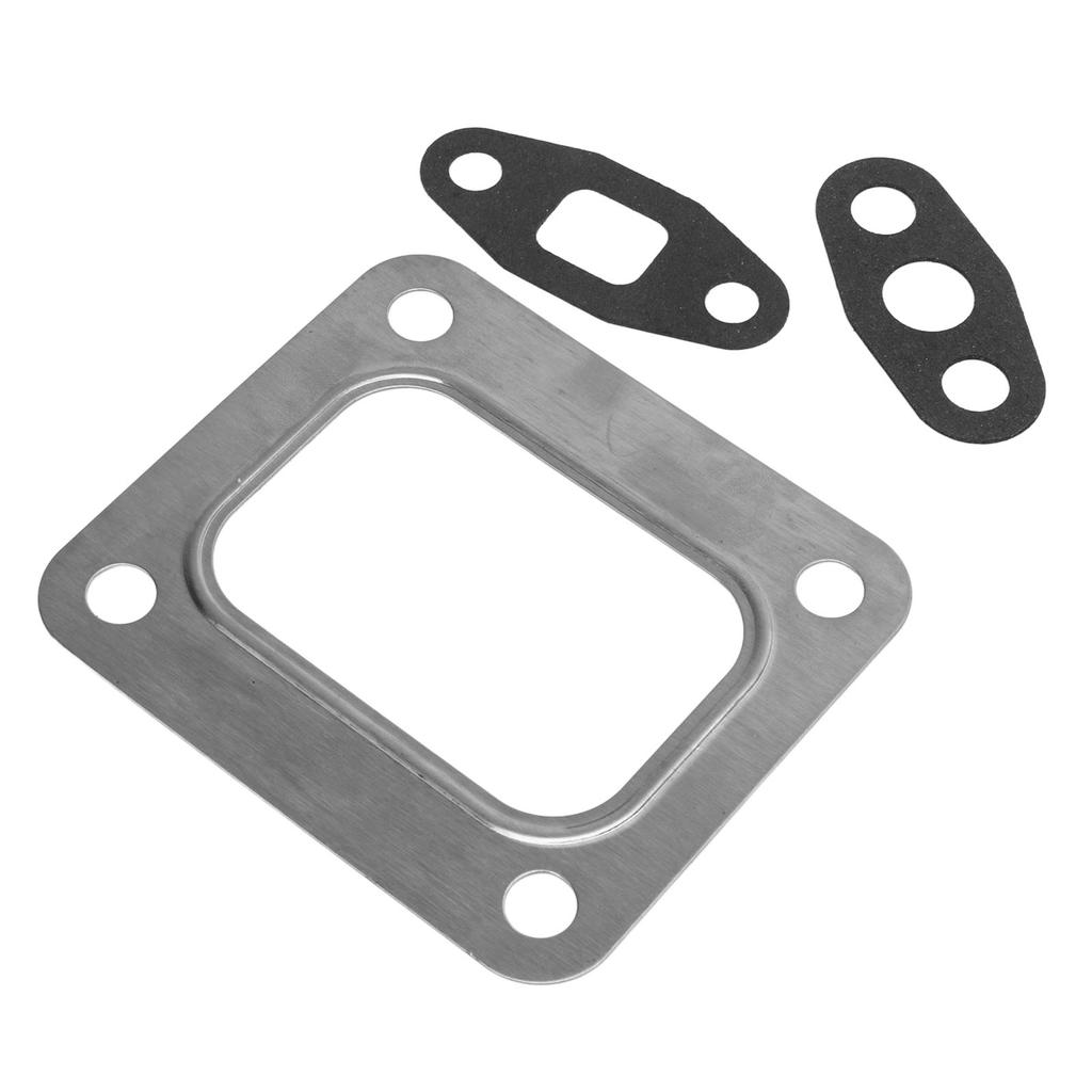 Turbine Inlet Oil Gasket Set Stainless Steel Rustproof 3755843 for T4 T04 Flange Turbo