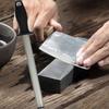 Professional 10/12 Inch Diamond Sharpener Stick with Handle Double Sided Knife Sharpener Rod Quick Sharpening Stone Butcher Chef