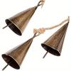 1PC Wind Chime 6 Bells Fortune with Hanging Rings for Indoor Outdoor Use Home Decoration