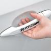 4Pcs Car Door Handle Stickers Tire Rear View Mirror Decals For Hyundai I30 Accent Creta Kona IX35 I40 Getz Sonata Elantra Veloster