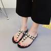 Pearl Flat Women Beach Flipflops Slippers Summer Antiskid Cozy Sandals Shoes