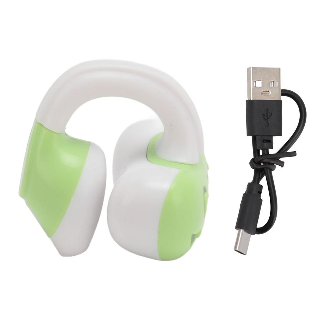 Clip On Bluetooth Headphone HiFi Bone Conduction Rechargeable Ear Clip Wireless Earphone for Sports