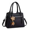 Bolsa de Mão com Alça Superior para Mulheres Bolsas Tote de Ombro Bolsas Casuais de Couro PU e Bolsas de Mão Bolsas de Ombro para Compras Femininas Bolsa Tote Mensageira Bolsa Transversal