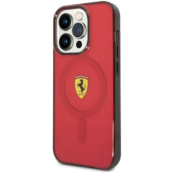 Ferrari Fehmp14Xurkr Iphone 14 Pro Max 6.7 Czerwony/Red Hardcase Translucent Magsafe