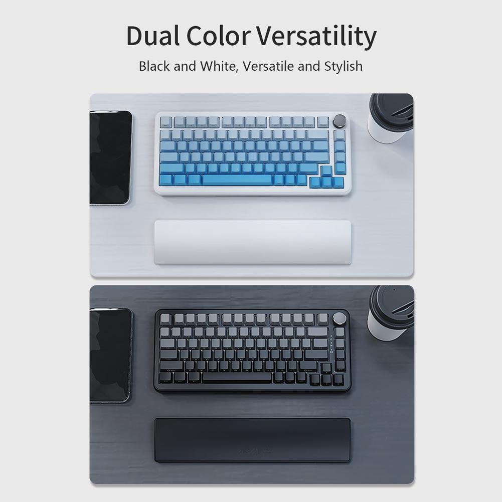 Gaming Keyboard Wrist Rest Pad Ergonometric Memory Foam Anti-Slip Rubber Stable Base Palm Rest 81 Keys Keyboard Hand Support