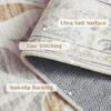 Large Area Rugs for Living Room Machine Washable Carpet for Bedroom Thick Abstract Jungle Animal Coffee Table Non-slip Floor Mat