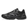 Anta Retro Versatile Non-Slip Wear-Resistant Low-Top Casual Running Shoes Men sneaker Black Silver 912515505-4