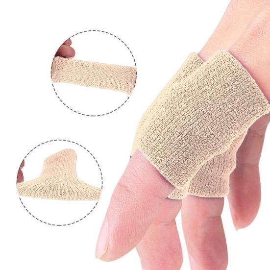 10Pcs Finger Guard High Elasticity Protective Sports Comfortable Thumb Protector for Basketball Volleyball
