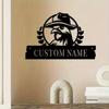 Metal Rooster Wall Art Black Rustic Home Decor Outdoor Garden Sign