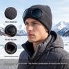 Herren Modische Winddichte Gestrickte Fliegermütze mit Brille - Vielseitig & Warm für Herbst und Winter