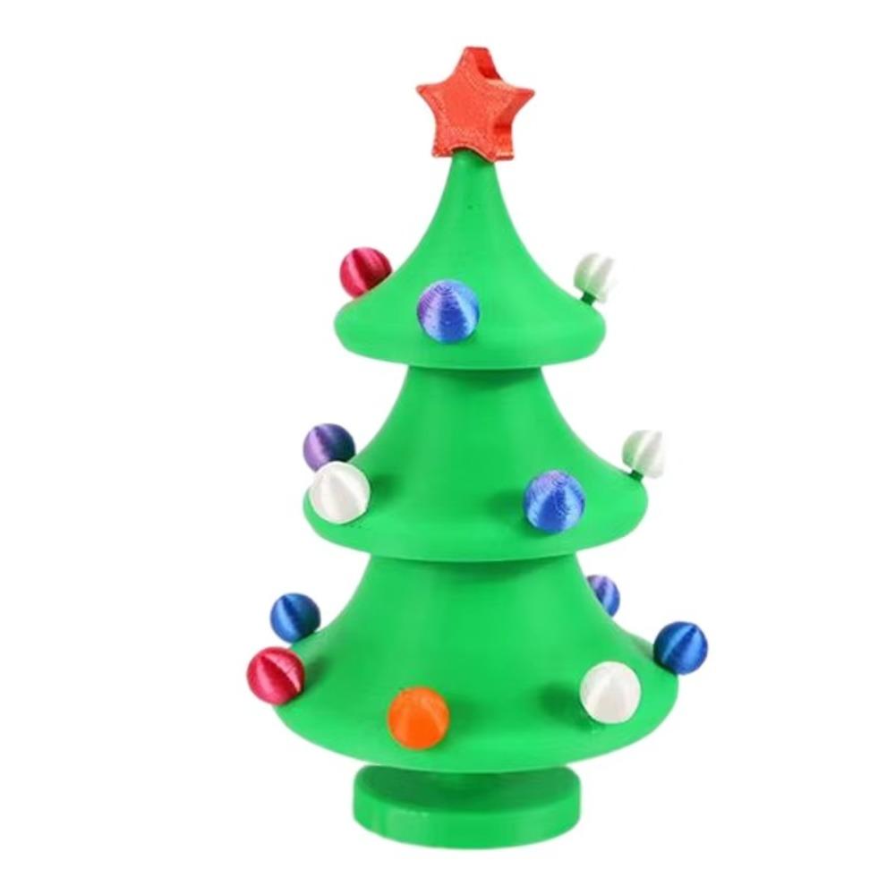 

3D Printed Christmas Tree Decompression Toy Dancing Christmas Tree Statue Christmas Decoration
