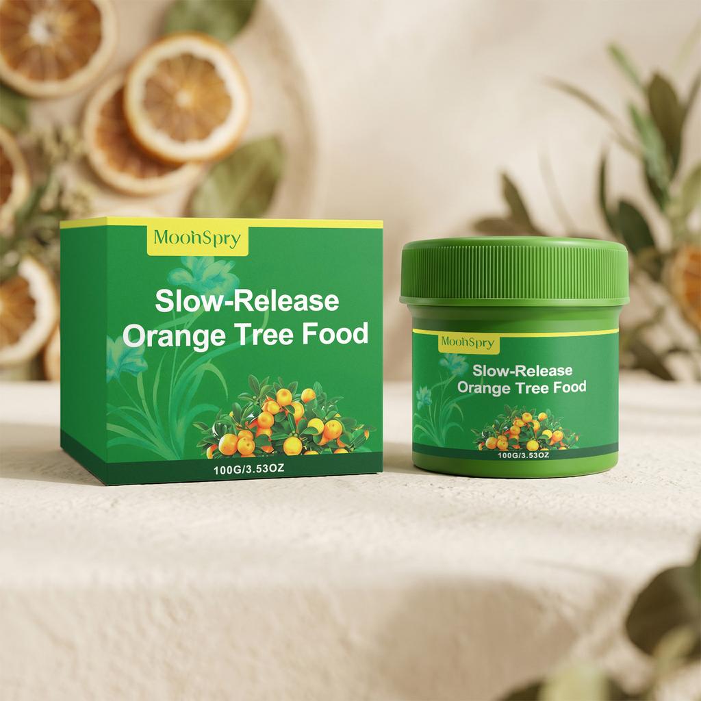 Langzeit-Orangenbaumdünger Nährstoffpflege für Zitrus-Orangen-Topf- und Freiland-Obstbäume zur Förderung starker Jungpflanzen und
