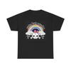 Cute But Psycho T Shirt Funny Rainbow Heavy Cotton