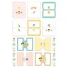 Furukawa Paper Index Seal Stickers - Fufufu Planner Series x Mizutama, Flower Design, QS320