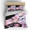 Japanese Anime Moe Double Bed Duvet Cover Bed European Bedding Sets Home Textiles Luxury Pillow Cases Bedroom Bedding Sets