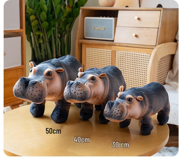Hippo Plush Toy: Cute Children's Zoo Souvenir