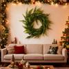 New Artificial Pine Cypress Garland 6FT Lifelike Rattan Vine Greenery Faux Plants for Christmas Indoor Outdoor Decor
