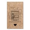 Bursdag tilpasset postkort Takk Kraft Paper Graduation X101