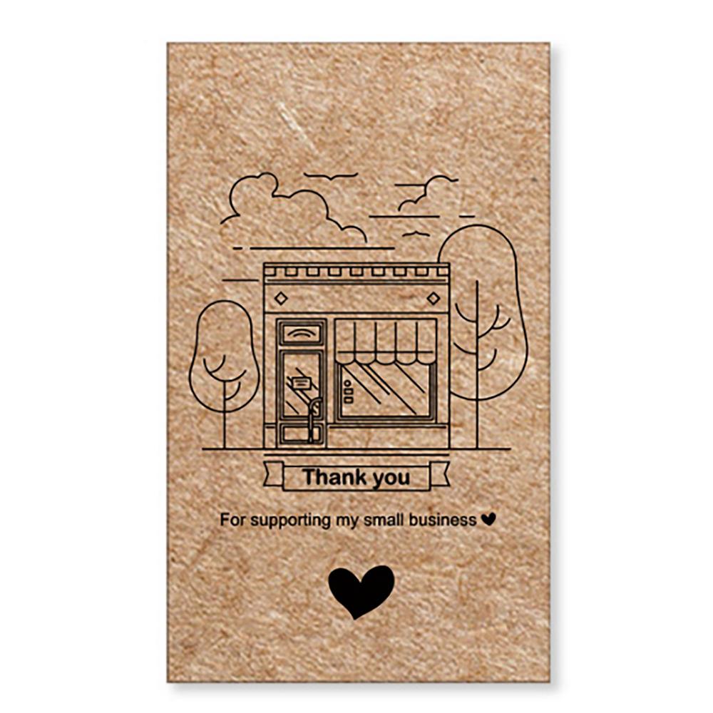Bursdag tilpasset postkort Takk Kraft Paper Graduation X101