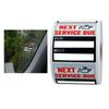 Easy-toOil Change Service Reminder Stickers Low-Tack 2x2 Car Adhesive