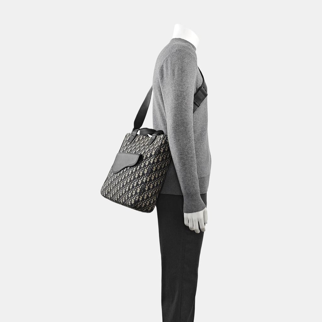 [Pre-Owned] Saddle Bag With Embroidered Monogram - Very Good #G62736
