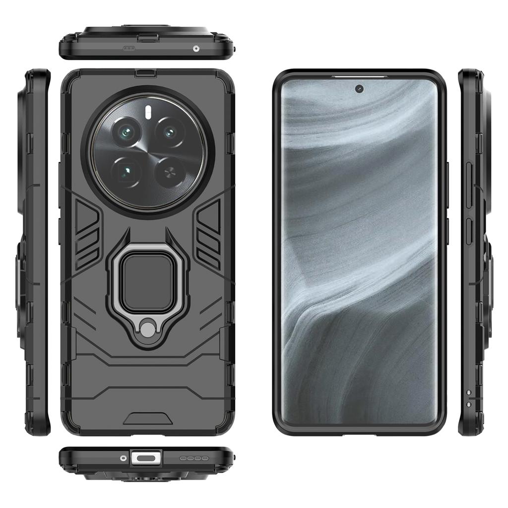 For Realme 12 Pro+ 5G/Realme 12 Pro 5G Shockproof Phone Case Ring Holder Kickstand Phone Cover
