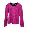 P77487 24AW Cotton & Mixed Fibers Apparel Long Sleeve Shirt Viscose Pink