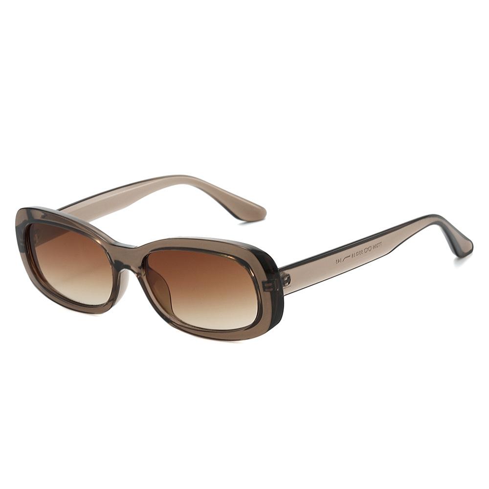 New square fashion sunglasses, European and American simple and versatile rectangular sunglasses sunglasses women