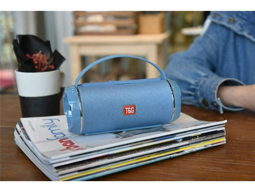 TG116C Portable Fabric Bluetooth Speaker with Subwoofer & Card Slot