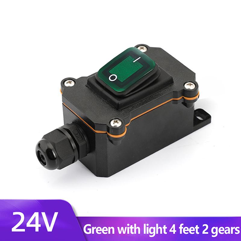 Waterproof Inline Switch Ip67 Waterproof Inline Switch 12-24V/220V Dc 25A High Current Power Waterproof Switch