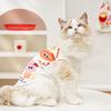 Dog Shirt Summer Ice Silk Pet T-Shirts Soft Breathable Burger Fries Ice Cream Print Sleeveless Vest for Small Medium Dogs
