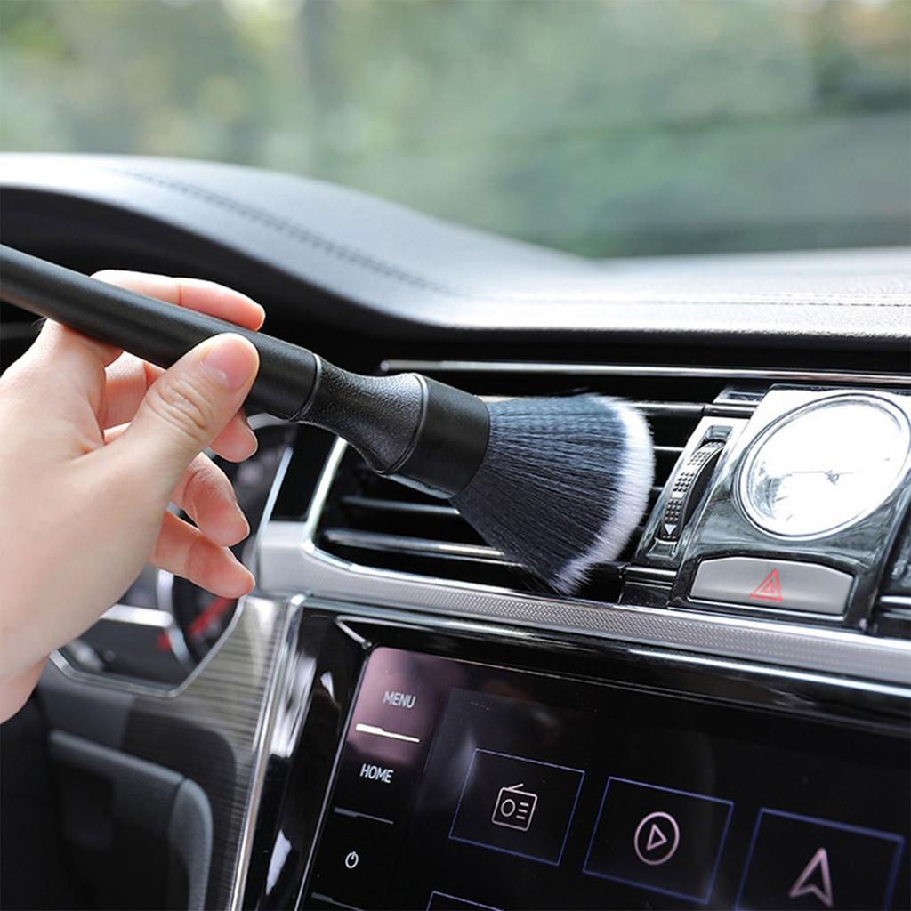 Auto Detail Brush, Car Detailing Brush Interior Duster, Car Interior Cleaning Brush Dusting Brush For Auto Home  Detailing Clean