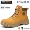Autumn/Winter Steel Toe Anti-Puncture Work Boots - High-Top, Wear-Resistant Safety Shoes