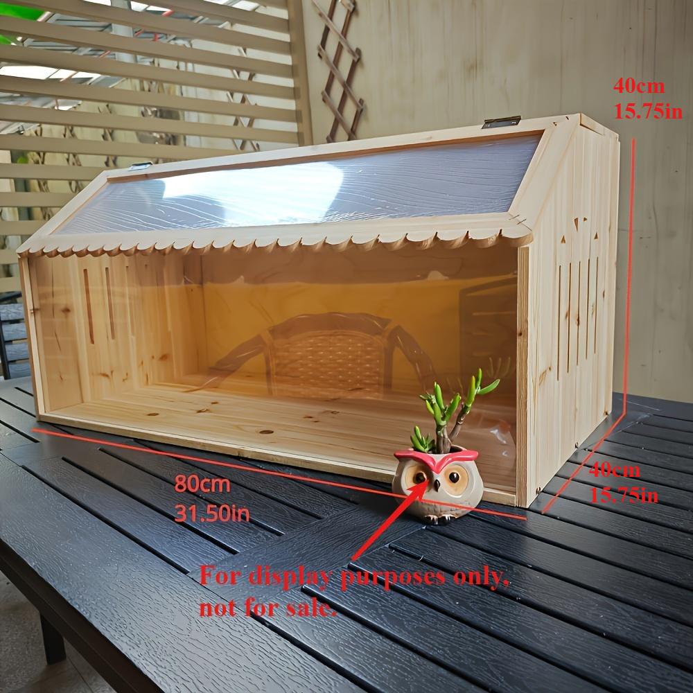 Small Pet Feeding Box Chick Insulation Box Hamster Box Climbing Pet Villa - for Pet Mice Rutin Chickens Reptiles Hedgehogs