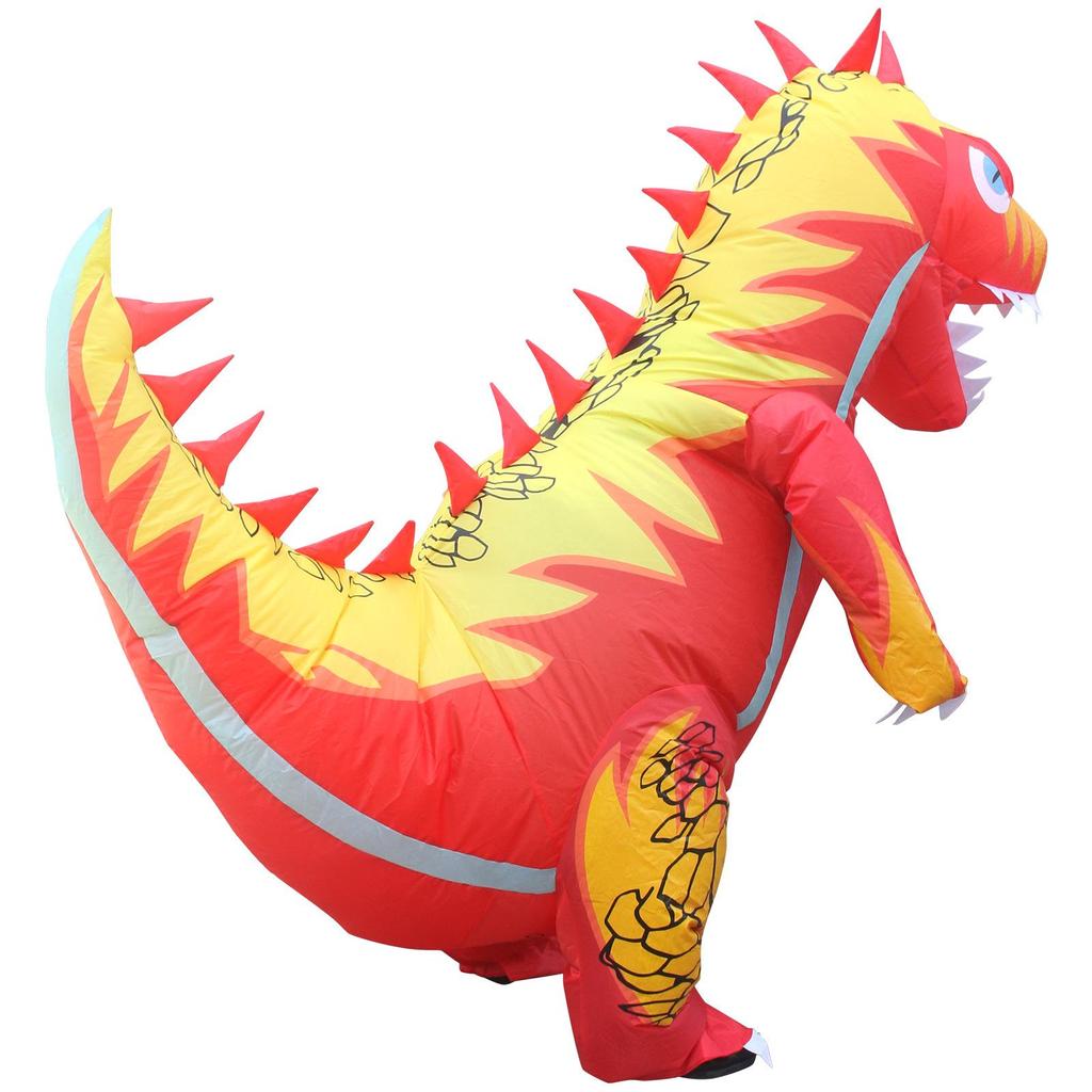Tyrannosaurus Rex Inflatable Halloween Costume - Funny Prank Outfit for Festival Parties
