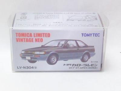 Tomica Limited Vintage Neo Toyota Corolla Levin 1985 Model (SQ212) LV-N304b 2-door GT-APEX