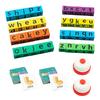 Dice Word Game with 40 Themed Cards 20 Letter Blocks Buzzer Challenge Develops Word Building Multiplayer