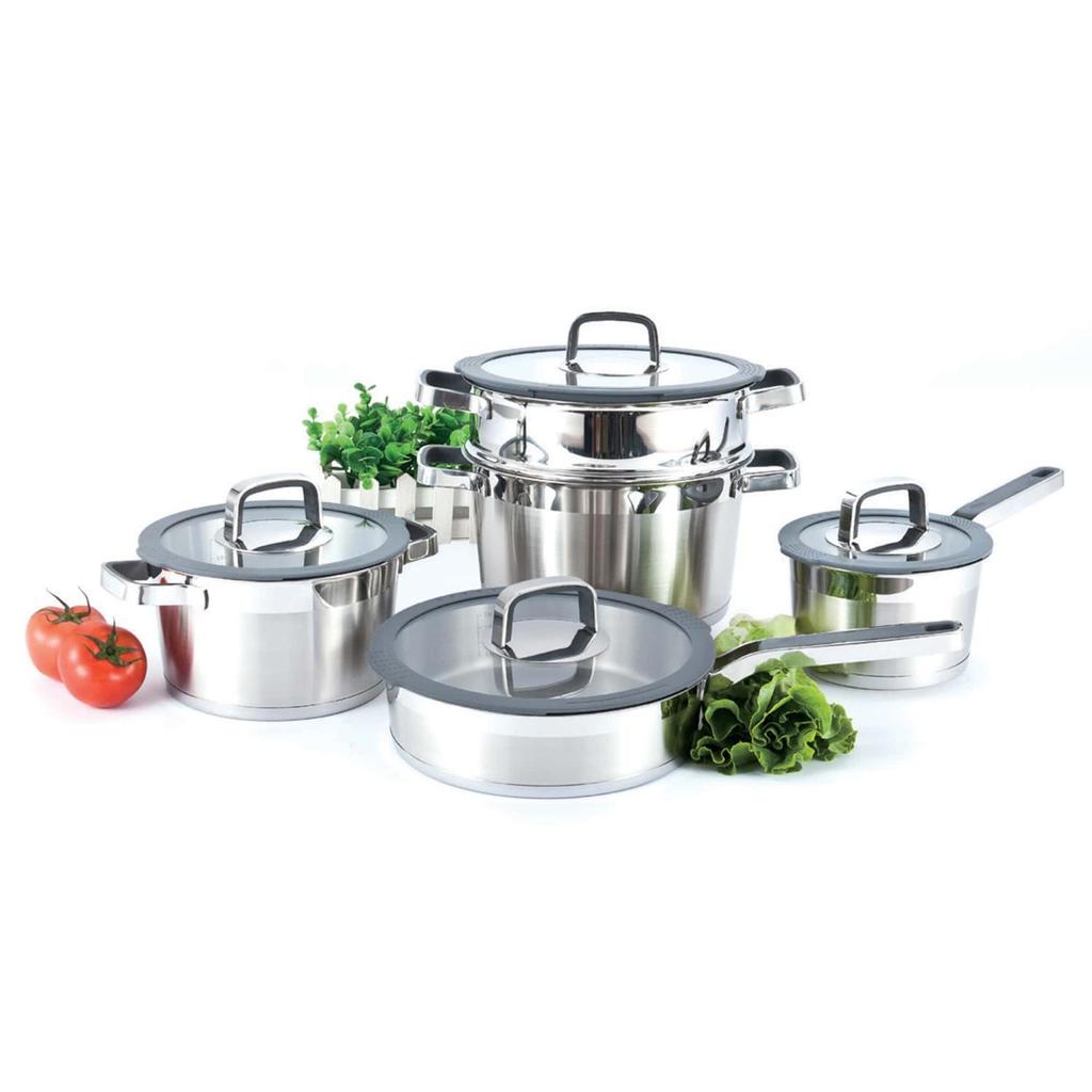 Steam Cooking Pot with Insert and Lid Eskil DUKA