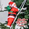 Home Restaurant Decor Pendant Merry Christmas Decoration Climbing Santa Claus Gifts Doll Hanging Drop Ornaments Holiday Decor