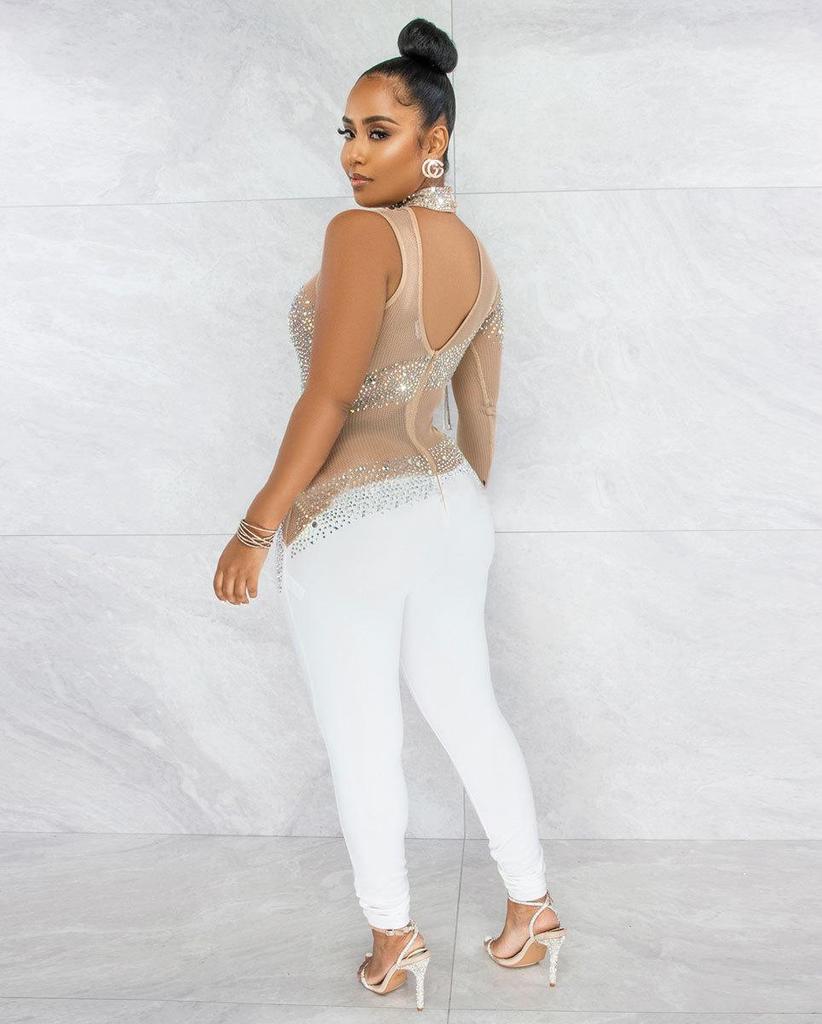 European & American Sexy Slimming Jumpsuit for Nightclubs - SK6017