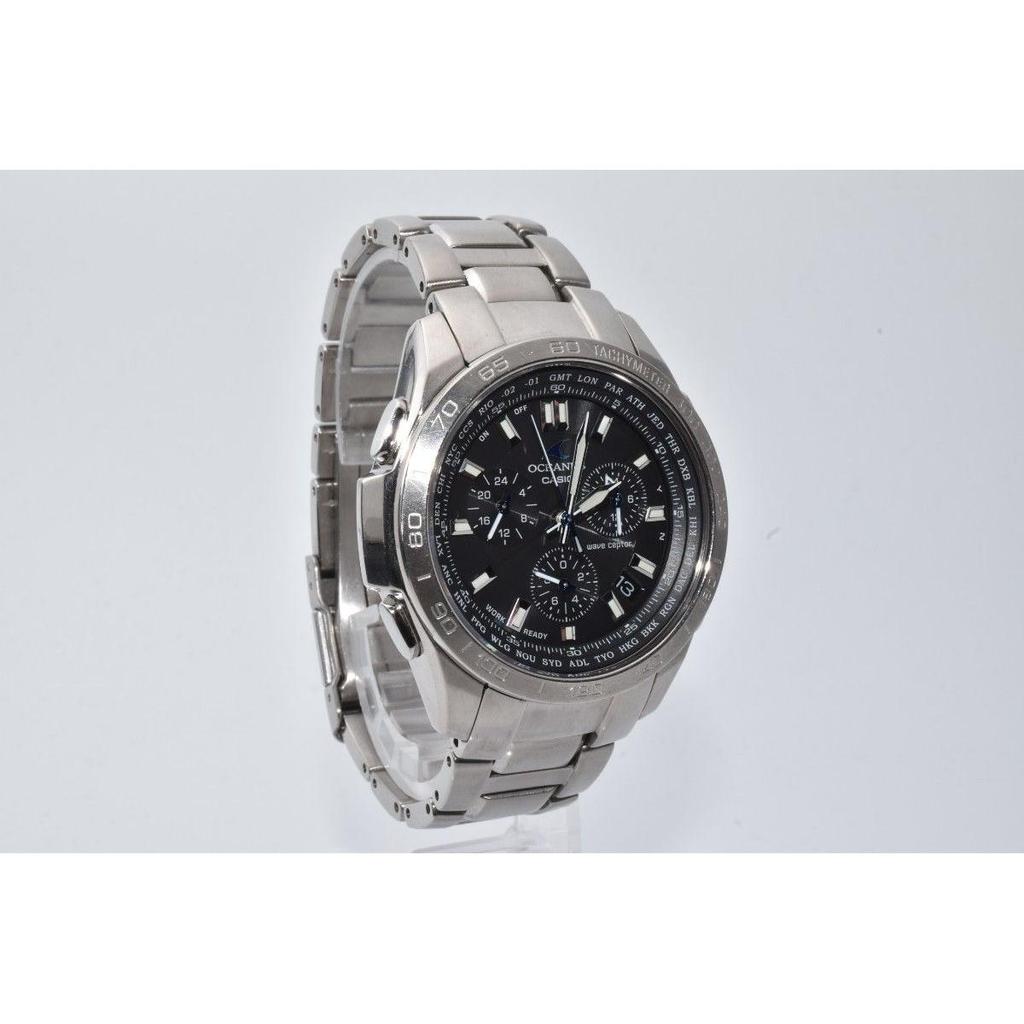 Used CASIO OCEANUS OCW-600 Radio-controlled Solar Men's Watch