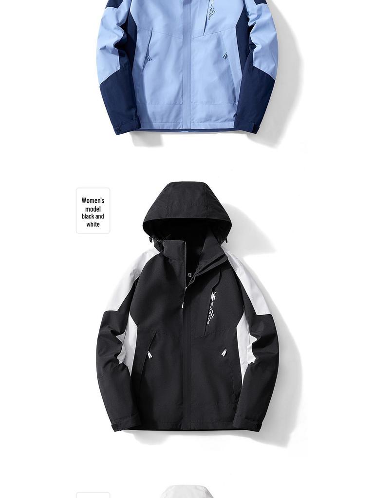 Cross-Border Outdoor Unisex Windbreaker: Waterproof, Windproof, Ideal for Spring/Autumn, Custom Logo Available.