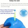 1Pc Durable Rubber Transparent Bubble Ball for Youngsters - Large Inflatable Play Ball for Outdoor Fun Packaging Inflatable Toys