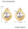 Chic Style Jewelry Set with Interchangeable Zircon - Unique Copper Design