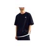 Anta Comfortable Casual Simple Breathable Versatile Loose Round Neck Short Sleeve T-Shirt Unisex Tops Basic-Black 972528116-5
