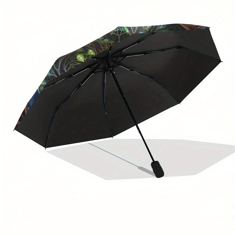 Tree of Life, Mandala themed Eight rib Automatic Folding Umbrella Is Suitable for Both Men and Women, Making It A Perfect Christmas and Vale